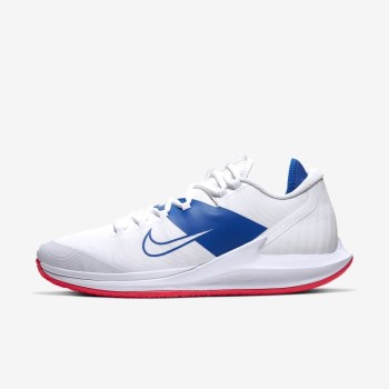 Nike Court Air Zoom Zero - Férfi Teniszcipő - Fehér/Királykék/Piros/Fehér